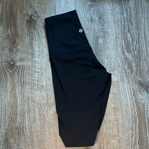 luluelmon super high rise 10in Align Shorts Size 2 in Black